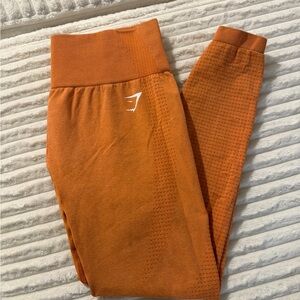 Gymshark Orange Seamless High-Waist Leggings